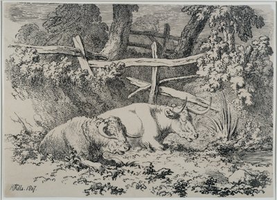 Sığır Dinlendirme, 1807 by Robert Hills