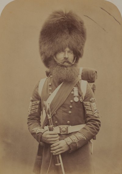 Renkli Çavuş Macgregor, İskoç Piyade Muhafızları by Robert Howlett