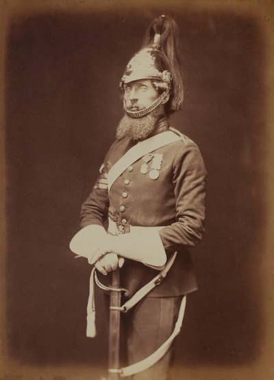 Başçavuş Bailey, 1. Kraliyet Ejderha Muhafızları by Robert Howlett
