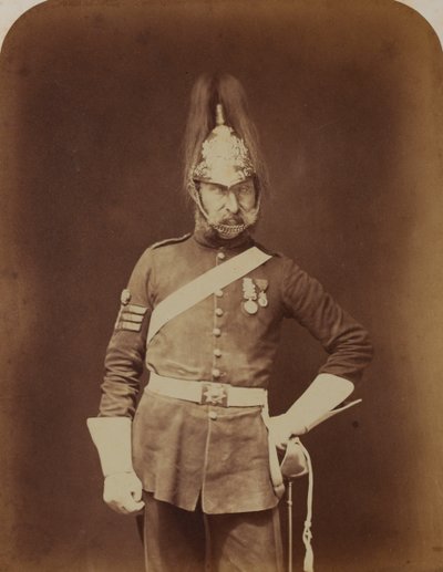 Başçavuş Stewart, 5. (Galler Prensesi Charlotte) Dragoon Muhafızları by Robert Howlett