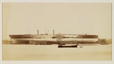 The Great Eastern, 17 Kasım 1857 (ıslak kolodion negatifinden albüm baskısı) by Robert Howlett