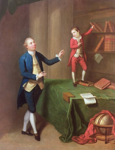 Sir Robert Walker ve oğlu Robert by Robert Hunter