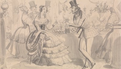 Yüksek Sosyetede Kamu İkramı by Robert Isaac Cruikshank