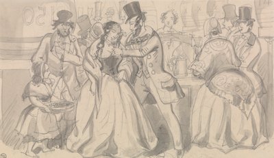 Düşük Toplumda Kamu İkramı by Robert Isaac Cruikshank