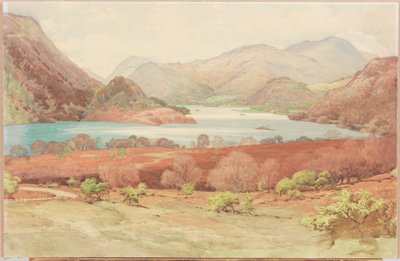 Mayıs ayında Ullswater (tahta üzerine kurşun kalem ve suluboya) by Robert John Scott Bertram
