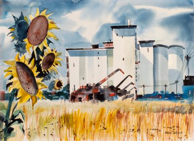 Tahıl Asansörü, Kansas, n.d. by Robert Johnson