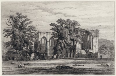 Furness Manastırı (gravür) by Robert Kent (after) Thomas