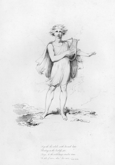 Anacreon, Ode XLIII (gravür) by Robert Kerr (after) Porter