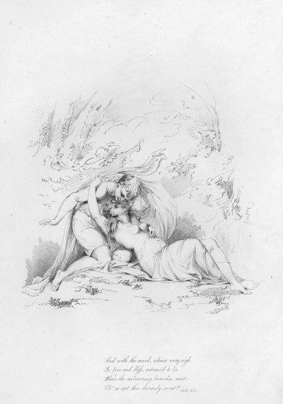 Anacreon, Ode XLI (gravür) by Robert Kerr (after) Porter
