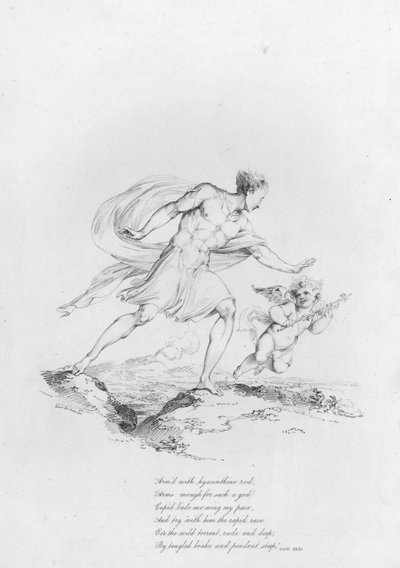 Anacreon, Ode XXXI (gravür) by Robert Kerr (after) Porter