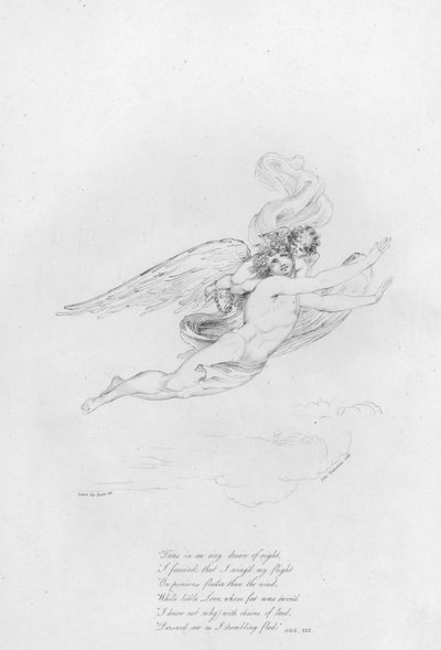 Anacreon, Ode XXX (gravür) by Robert Kerr (after) Porter