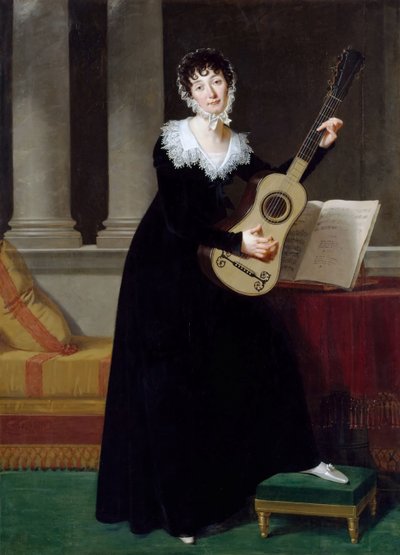 Pauline Duchambge 1778-1858 portresi, kızlık soyadı de Montet by Robert Lefevre
