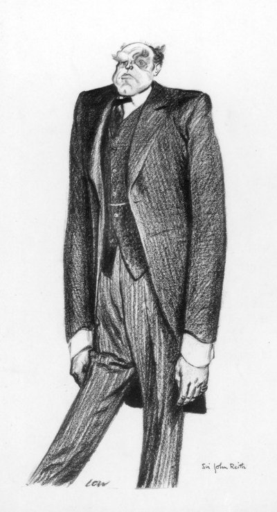 John Reith, 1. Baron Reith, 1933. by Robert Low
