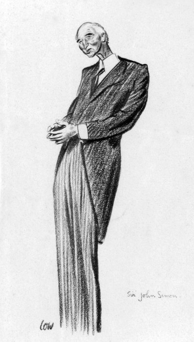 John Simon, 1. Vikont Simon, 1933. by Robert Low