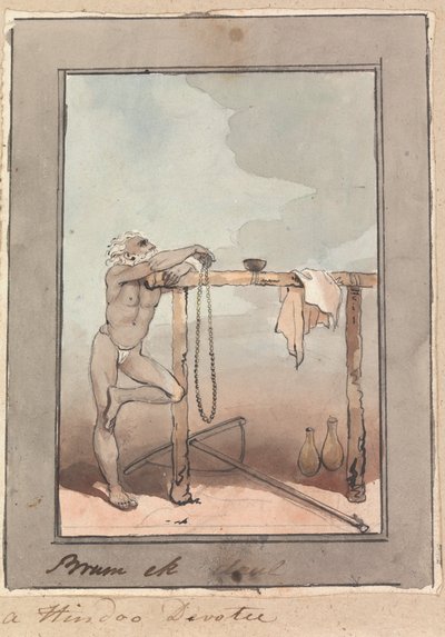 Bir Hindu Adanmışı by Robert Mabon