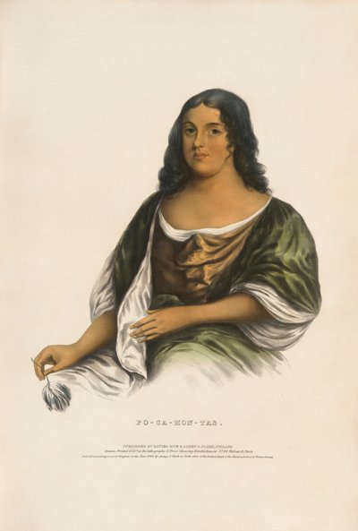 Pocahontas (1595-1617 civarı) by Robert Matthew Sully