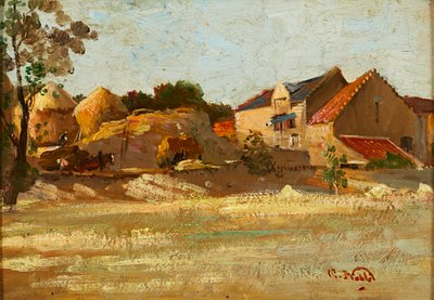 Bir Doğu Lothian Çiftliği (gemide petrol) by Robert McGregor