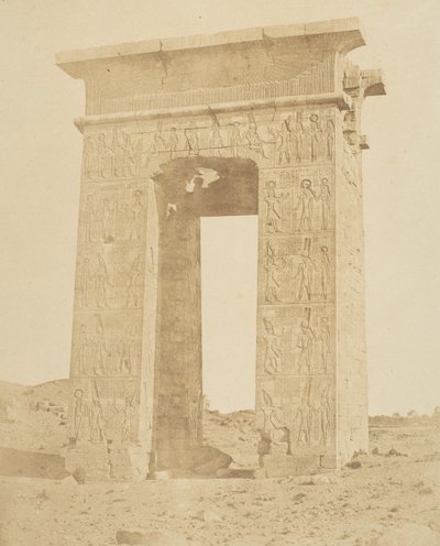 Ptolemy Philomeder Kapısı, M.Ö. 180, Karnac, yak. 1856. by Robert Murray.