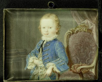 William V (1748-1806), Orange-Nassau Prensi, çocukken by Robert Mussard