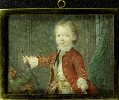 William V (1748-1806), Orange-Nassau Prensi, çocukken by Robert Mussard