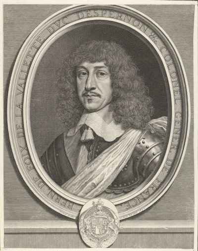 Bernard de Foix de La Valette Epernon Dükü, 1630. by Robert Nanteuil