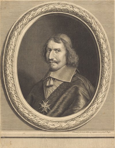 Kardinal Antonio Barberini by Robert Nanteuil