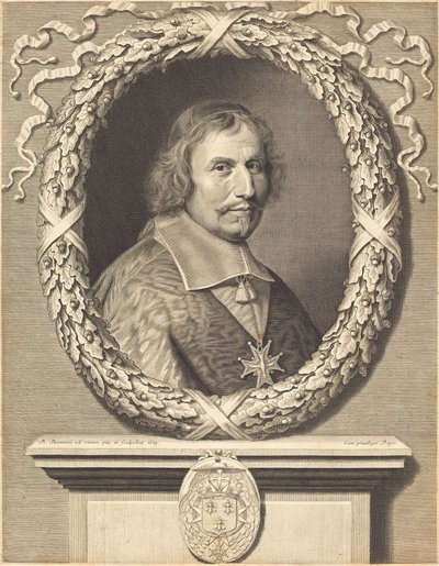 Kardinal Antonio Barberini by Robert Nanteuil
