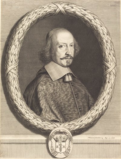 Kardinal Jules Mazarin by Robert Nanteuil