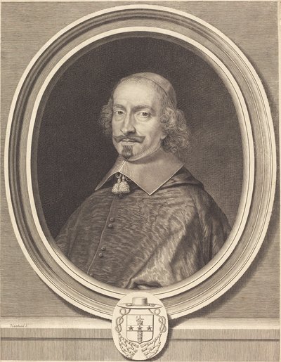 Kardinal Jules Mazarin by Robert Nanteuil