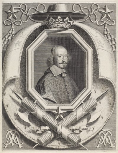 Kardinal Jules Mazarin by Robert Nanteuil