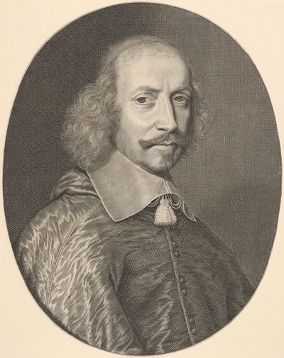 Kardinal Jules Mazarin, 1655. by Robert Nanteuil