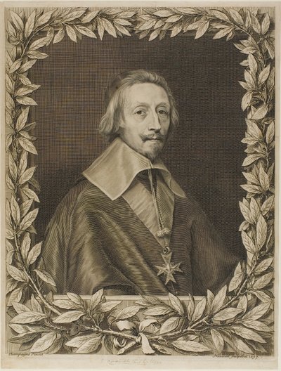 Kardinal Richelieu by Robert Nanteuil
