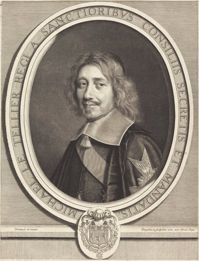 Şansölye Michel Le Tellier by Robert Nanteuil