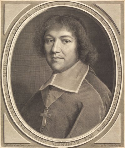 Charles Maurice Le Tellier by Robert Nanteuil