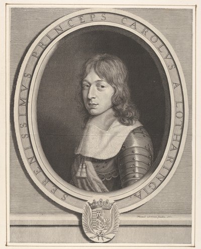 Charles V, Lorraine Dükü, 1660. by Robert Nanteuil