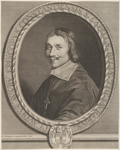 Claude Auvry, 1660. by Robert Nanteuil