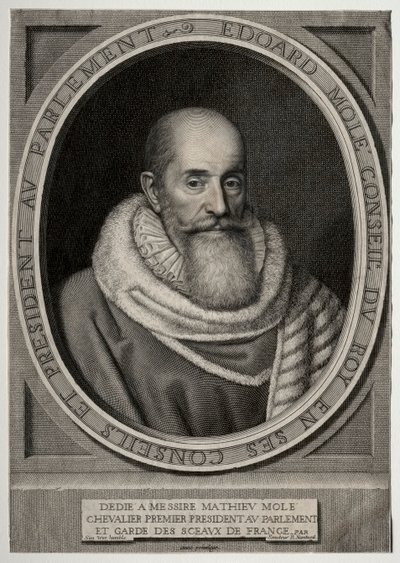 Edouard Molé. by Robert Nanteuil