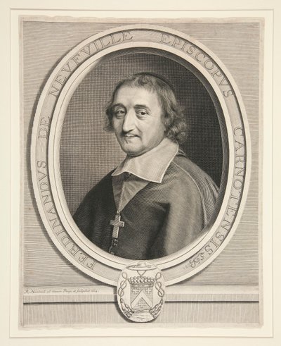 Ferdinand de Neufville, Chartres Piskoposu (1608-1678) by Robert Nanteuil