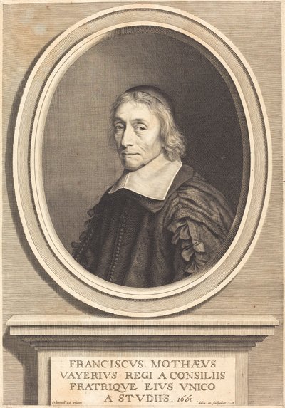 François de la Mothe Le Vayer by Robert Nanteuil