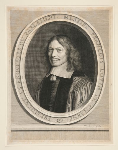 François Lotin de Charny (Paris Parlamentosu Başkanı) by Robert Nanteuil