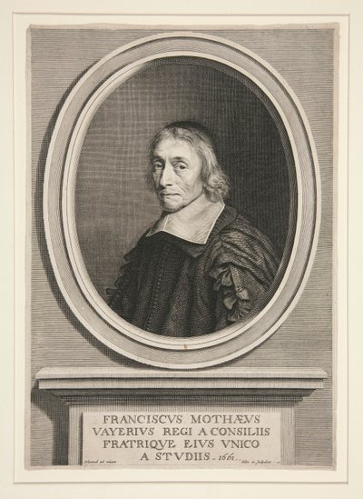 François de la Mothe-Le Vayer, Danışman by Robert Nanteuil