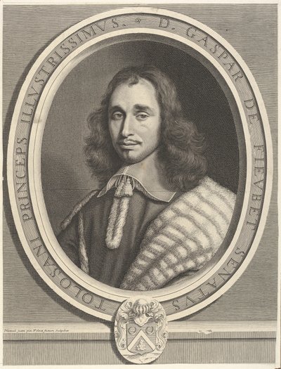 Gaspard de Fieubet, yak. 1654. by Robert Nanteuil