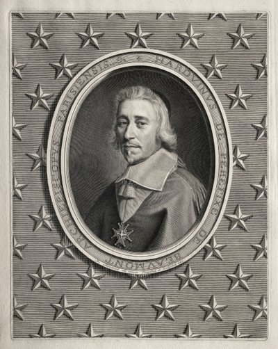 Hardouin de Perefixe de Beaumont, 1665. by Robert Nanteuil