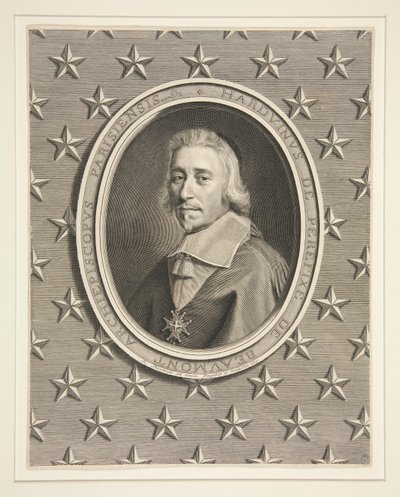 Hardouin de P?r?fixe de Beaumont, Paris Başpiskoposu (Paris Başpiskoposu) (1605-1671) by Robert Nanteuil