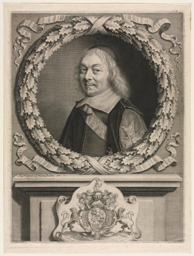 Brienne Henri-Auguste de Lomenie Kontu, 1660. by Robert Nanteuil