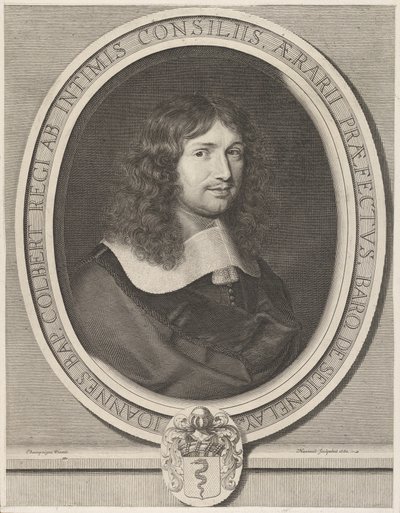 Jean-Baptiste Colbert, 1660. by Robert Nanteuil