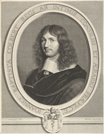 Jean-Baptiste Colbert, 1662. by Robert Nanteuil