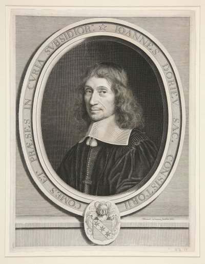 Jean Dorieu, Aids Mahkemesi Başkanı (1596-1679) by Robert Nanteuil