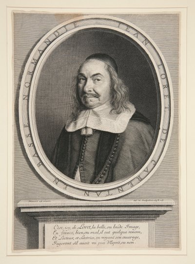 Jean Loret (1595-1665) Fransız Yazar by Robert Nanteuil