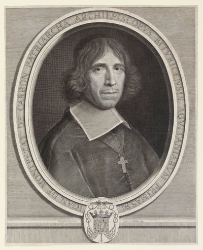 Jean de Montpezat de Carbon, Bourges Başpiskoposu, ardından Sens (Bourges Başpiskoposu, ardından Sens) by Robert Nanteuil